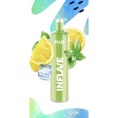 Электронная сигарета Inflave Plus 2200 затяжек Лимон Мята